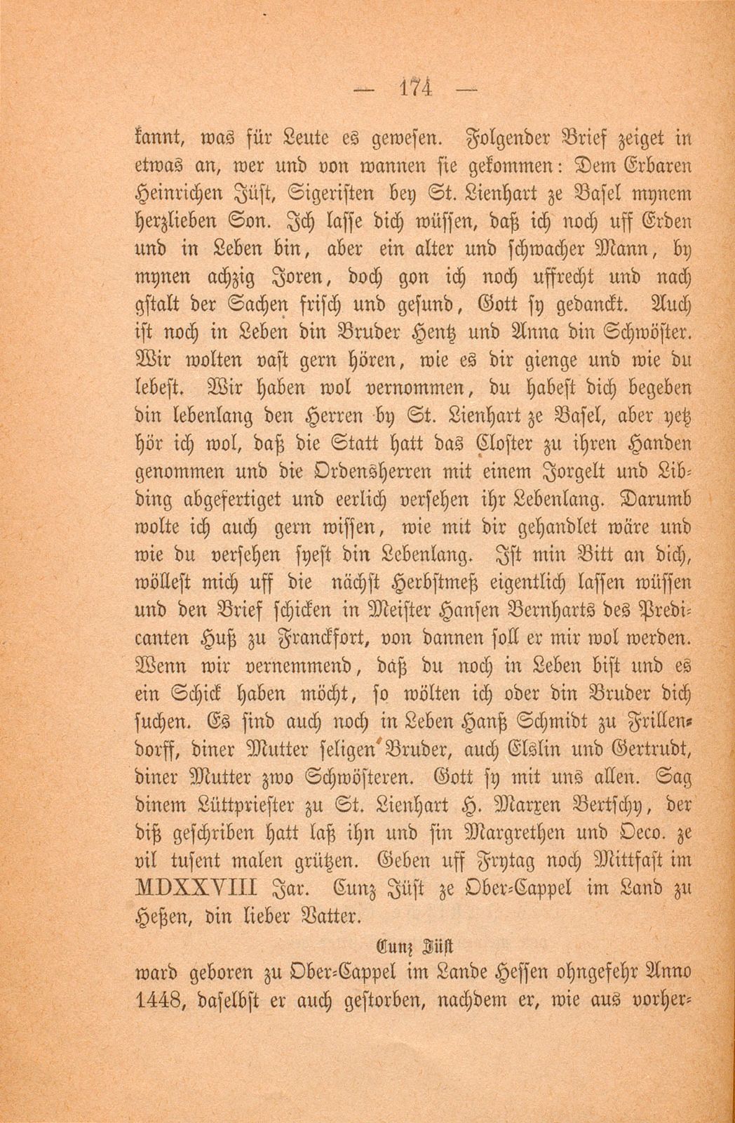 Aus einem baslerischen Stammbuch, XVII. Jahrhundert – Seite 38