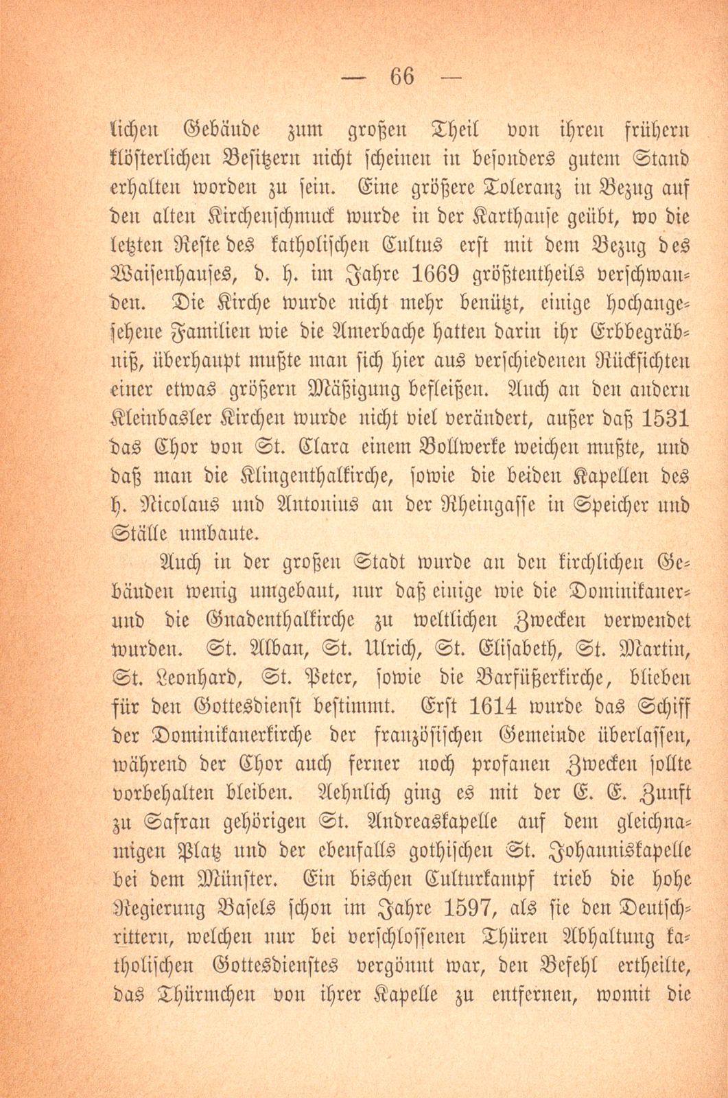 Baugeschichte Basels im XVI. Jahrhundert – Seite 15