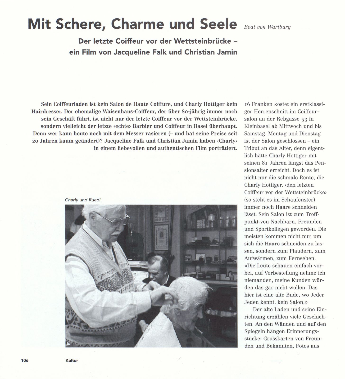 Mit Schere, Charme und Seele – Seite 1