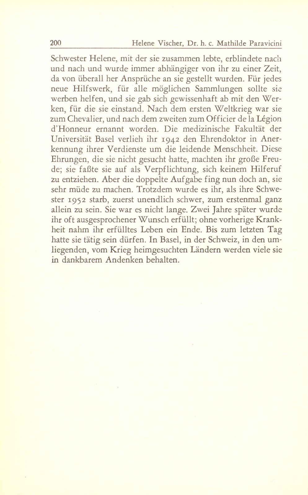 Dr. h.c. Mathilde Paravicini 9. Juni 1875 bis 10. Juni 1954 – Seite 7