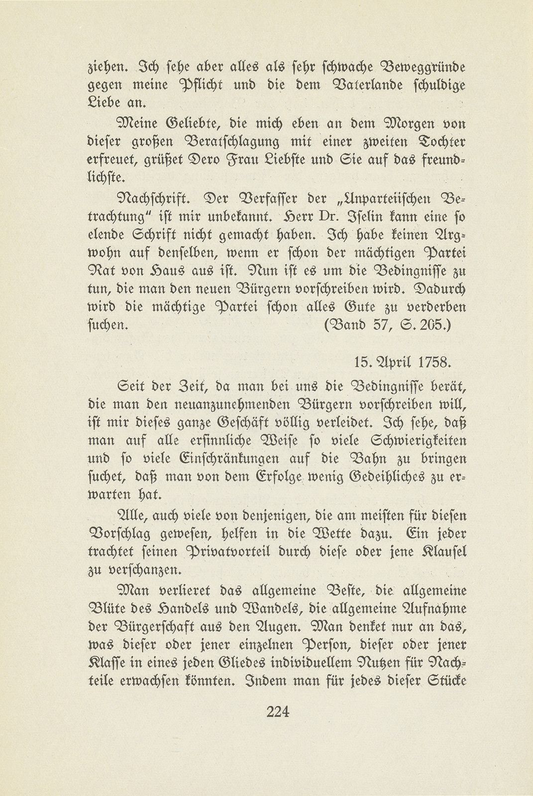 Der Kampf um die Wiederaufnahme neuer Bürger in Basel, 1757-1762 – Seite 13