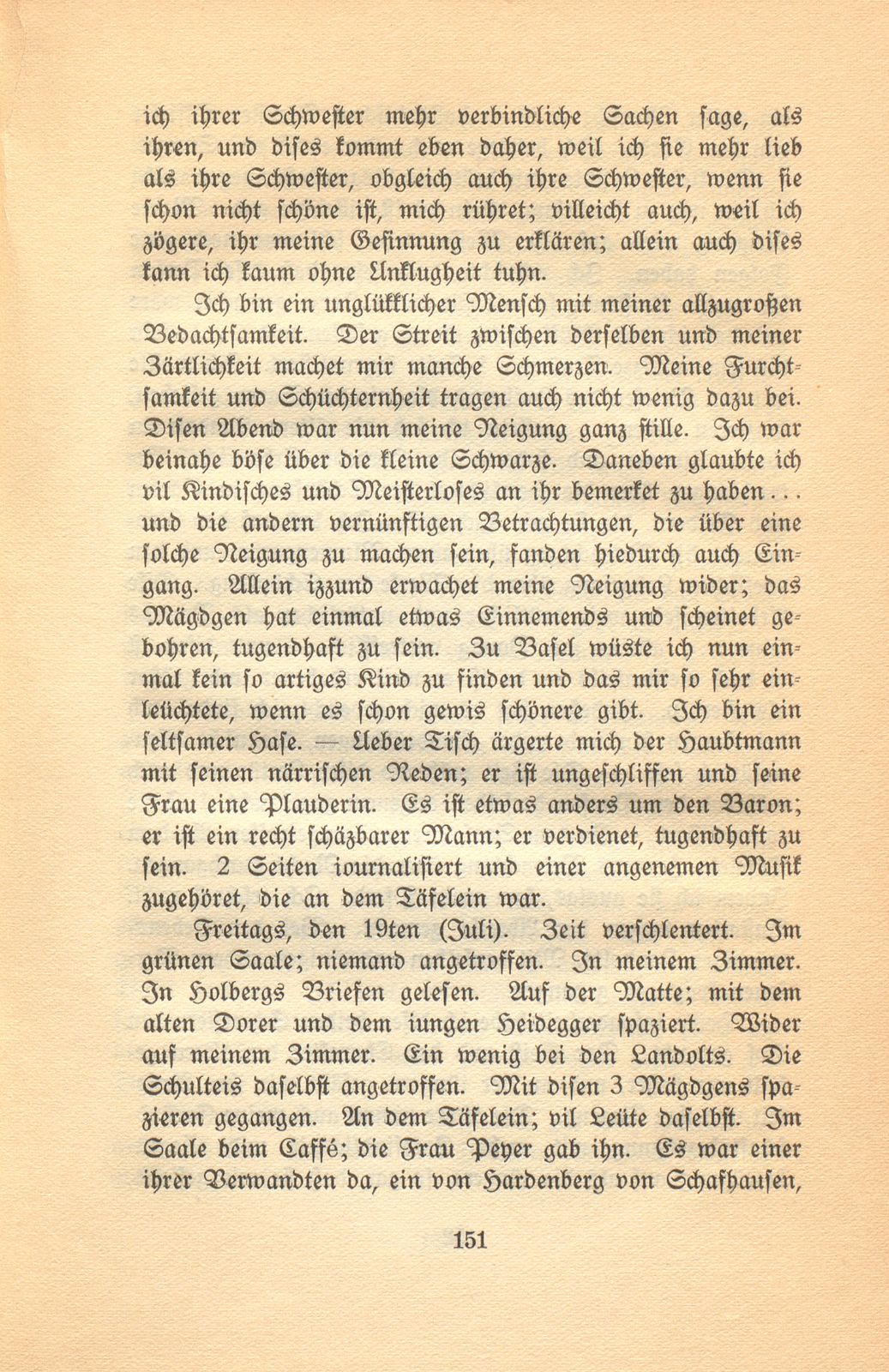 Isaak Iselins Reisetagebuch 1754 – Seite 58