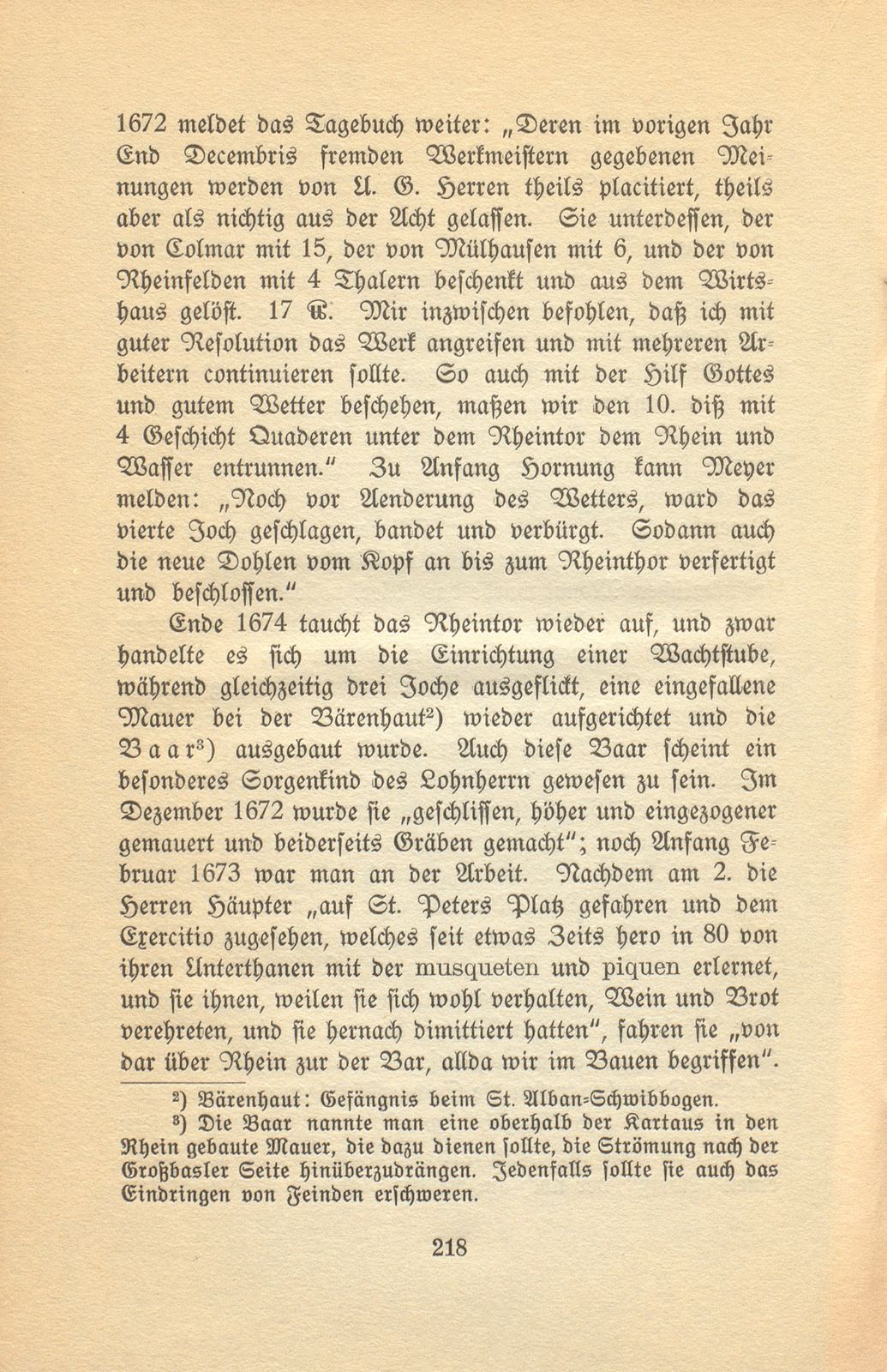 Aus den Aufzeichnungen des Lohnherrn Jakob Meyer 1670-1674 – Seite 6