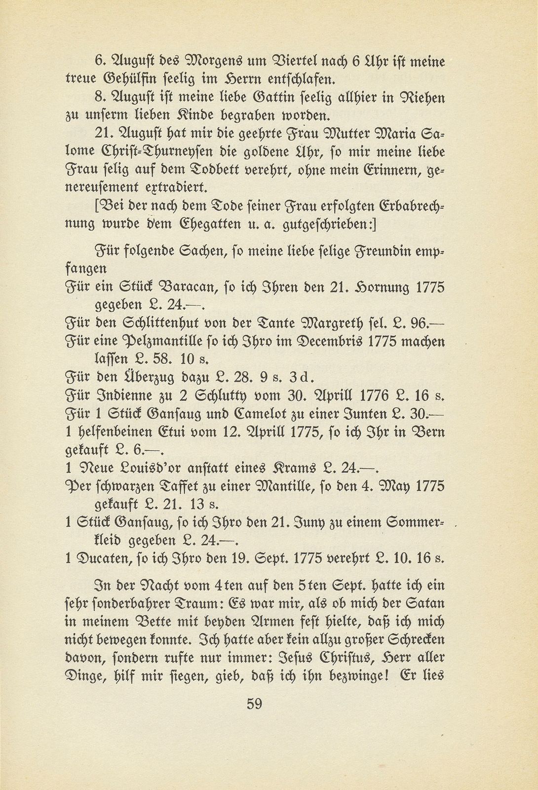 Streifzüge durch ein Notizbuch aus der Zopfzeit. [Emanuel Le Grand] – Seite 9