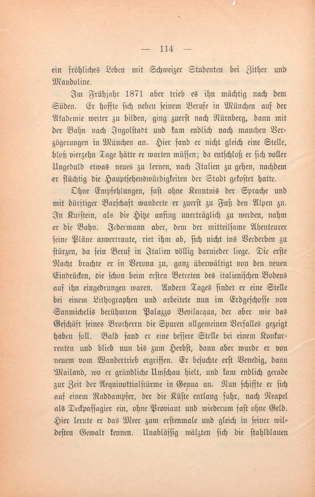 Hans Sandreuter. Rede gehalten bei der Eröffnung der Sandreuter-Ausstellung im März 1902 von Heinrich Alfred Schmid – Seite 7