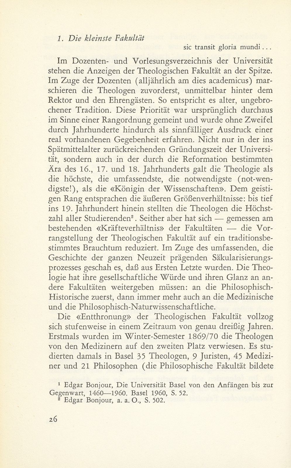 Unsere Universität – heute: die Theologische Fakultät – Seite 2