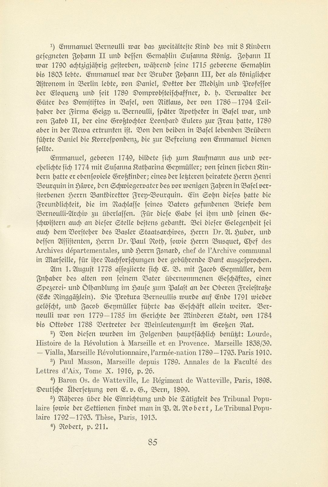 Von der Gefangenschaft eines Baslers in Marseille während der französischen Revolution – Seite 29