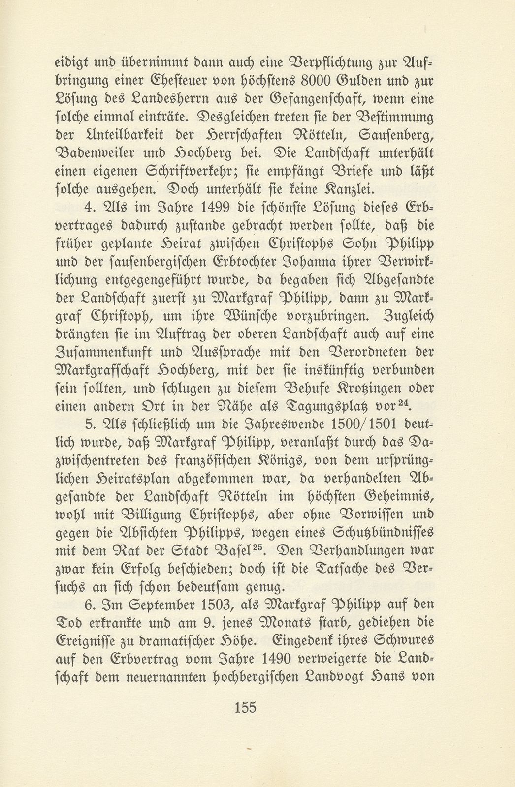 Wesen und Bedeutung der landständischen Einrichtung des Markgräflerlandes am Ausgang des Mittelalters – Seite 9