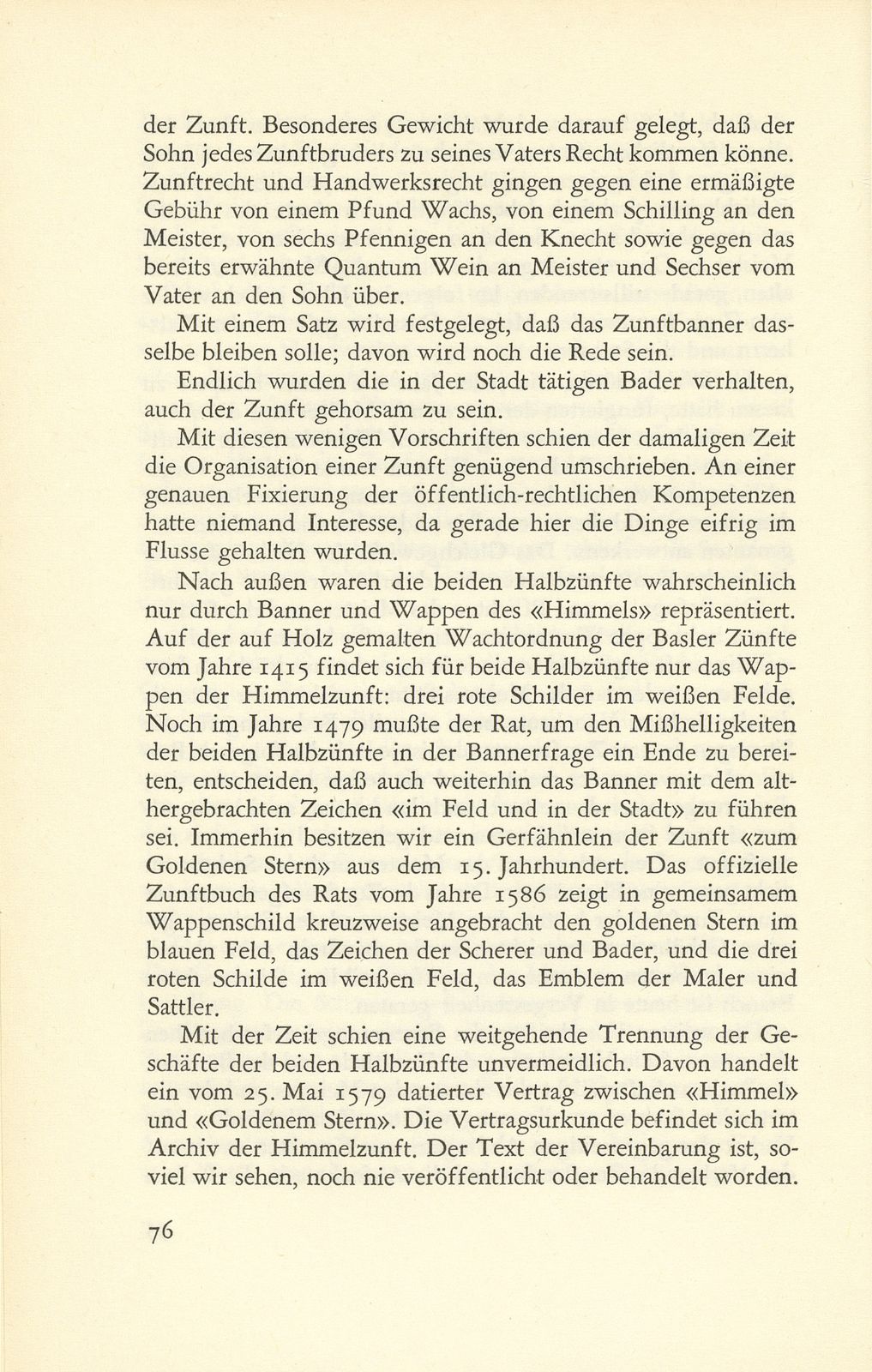 Aus der Geschichte E.E. Zunft zum Himmel – Seite 11