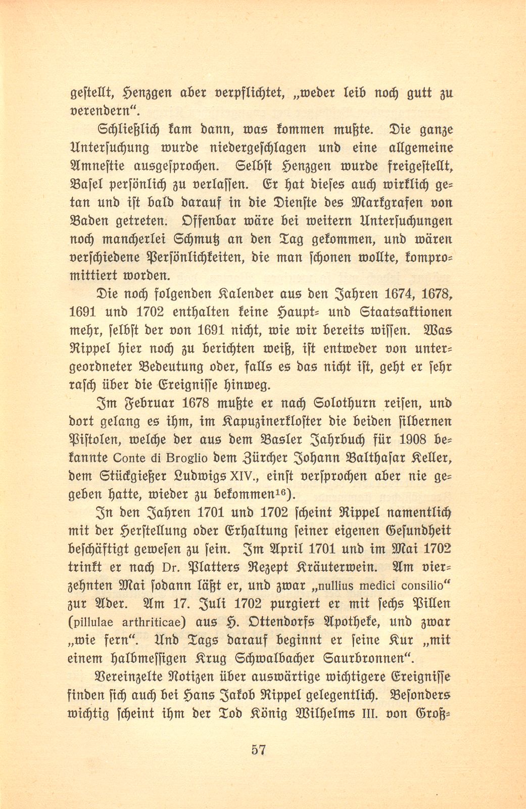 Basler Aufzeichnungen des siebenzehnten Jahrhunderts [Hans Jakob Rippel] – Seite 23