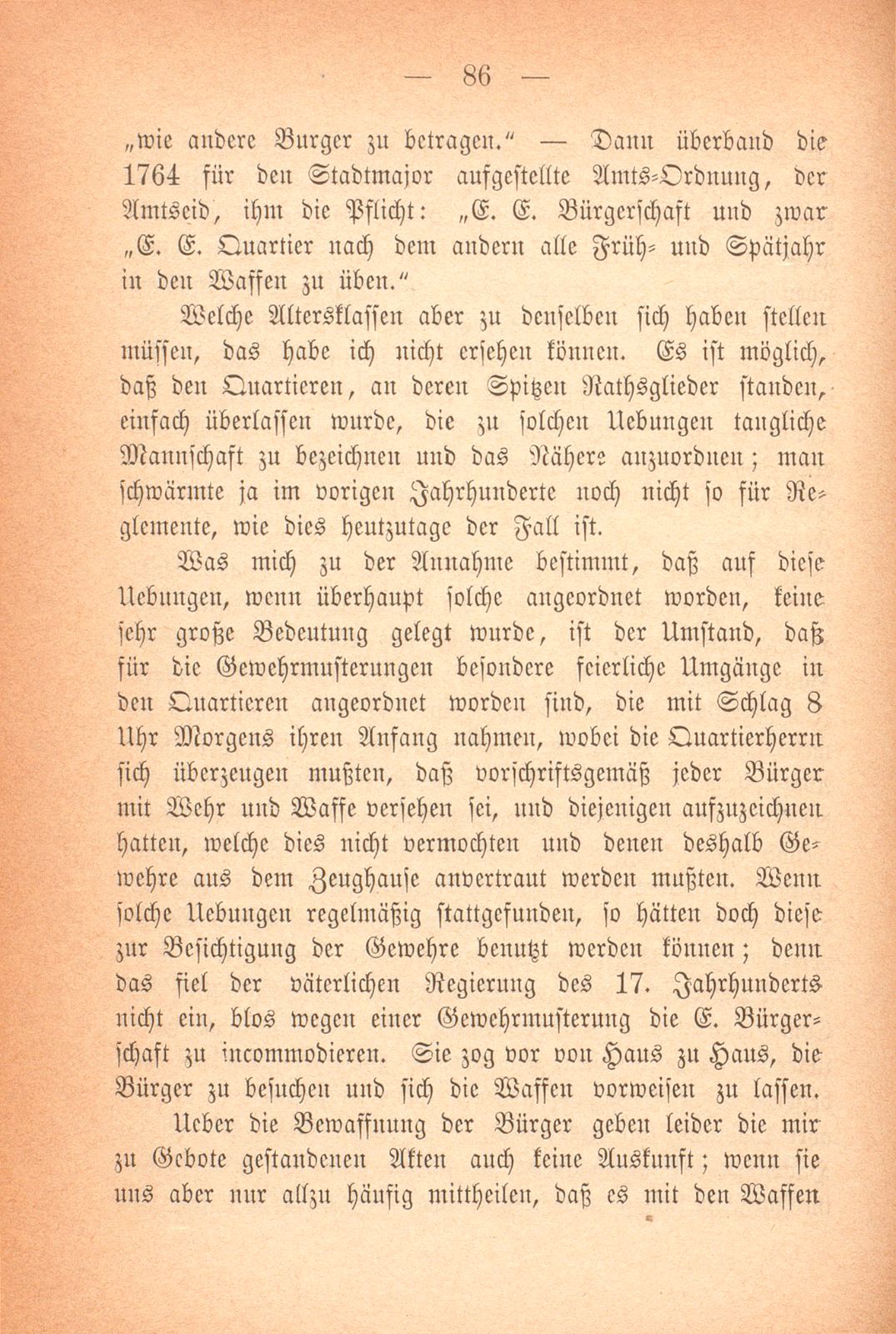 Über das baslerische Militärwesen in den letzten Jahrhunderten – Seite 8