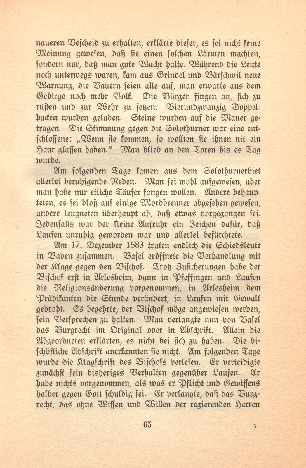 Die Gegenreformation im baslerisch-bischöflichen Laufen – Seite 35