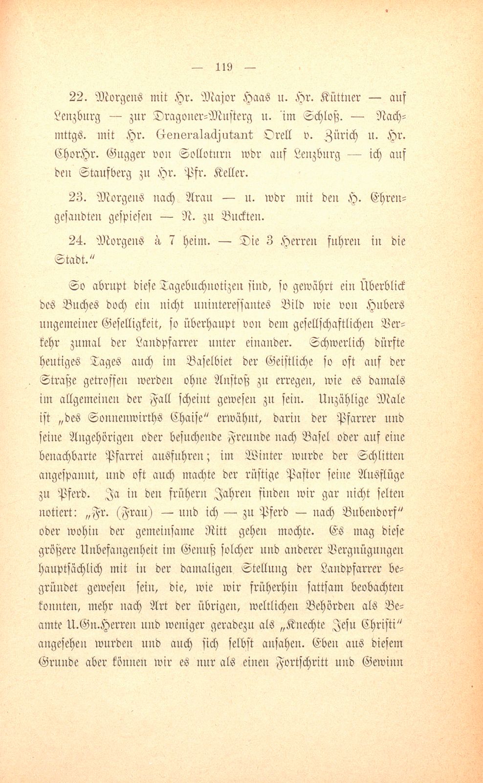 M. Johann Jakob Huber, weil. Pfarrer und Dekan in Sissach und seine Sammlungen zur Geschichte der Stadt und Landschaft Basel – Seite 45