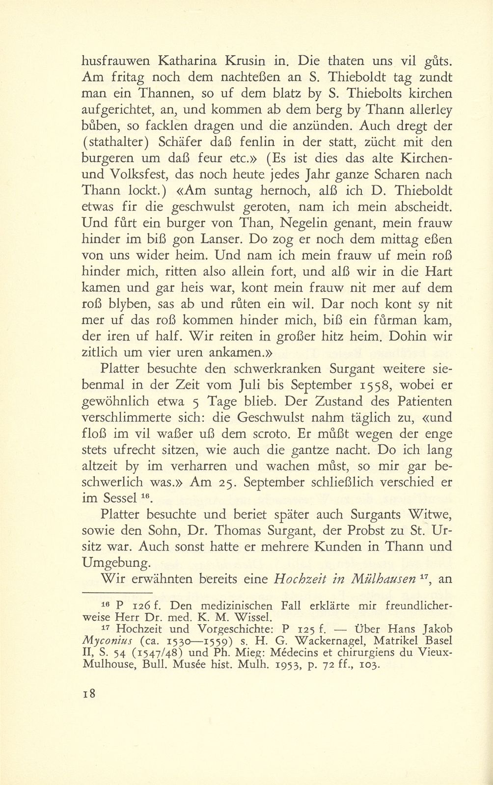 Aus der Frühzeit von Felix Platters Praxis – Seite 11