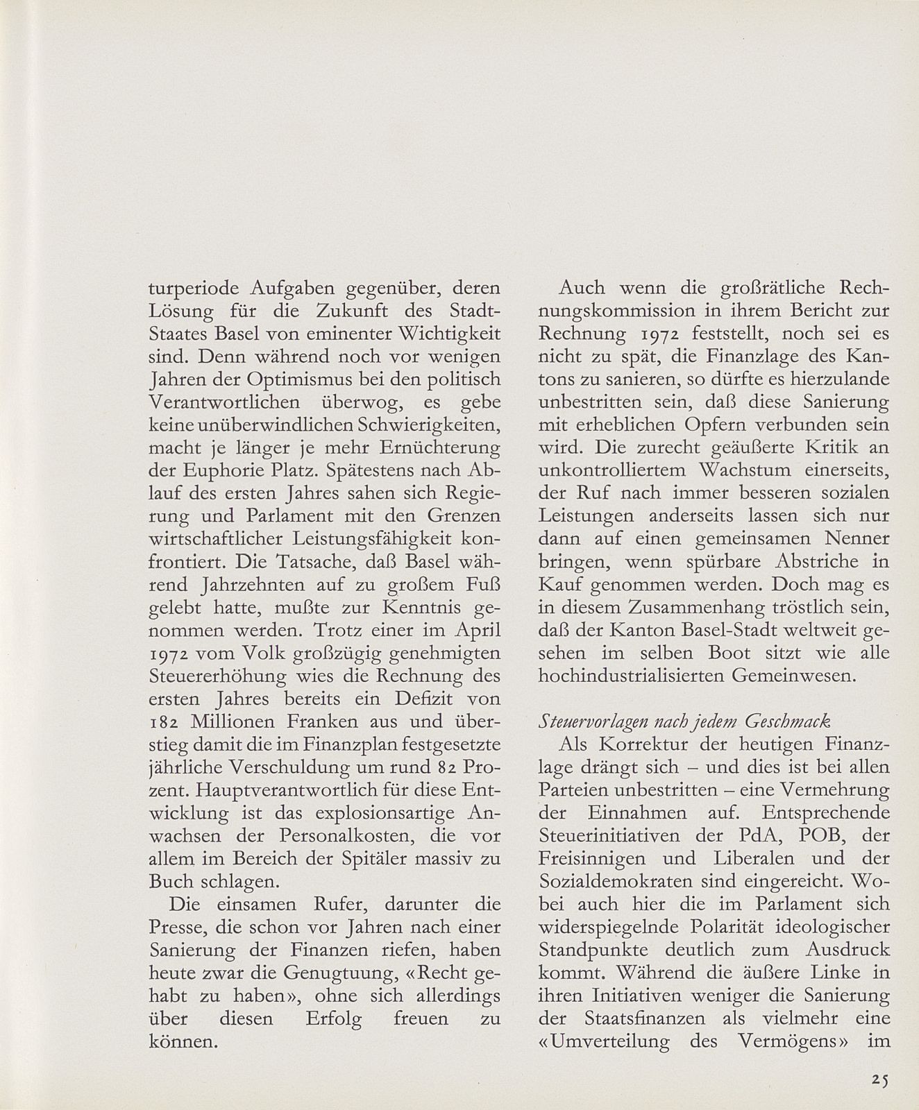 Halbzeit der Legislaturperiode 1972/76 – Seite 3