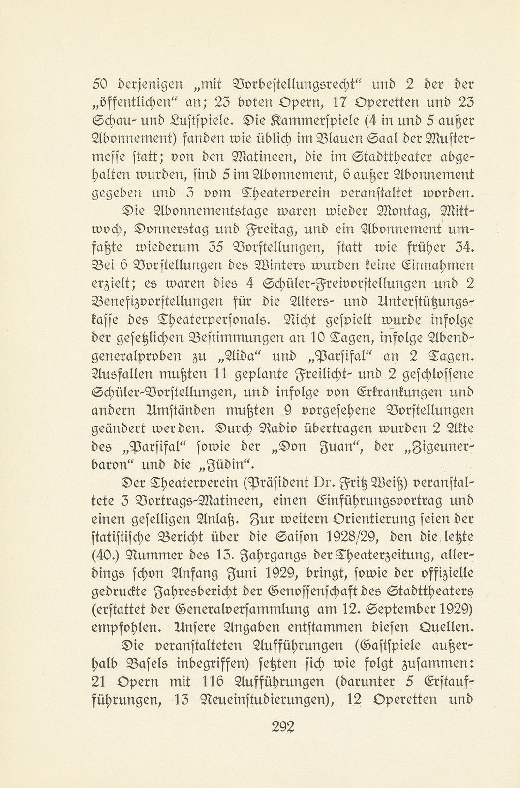 Das künstlerische Leben in Basel vom 1. Oktober 1928 bis 30. September 1929 – Seite 2