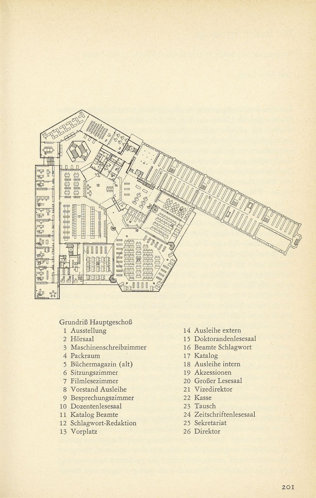 Der Neubau der Basler Universitätsbibliothek (Bauzeit 1962-1968 in zwei Etappen) – Seite 12