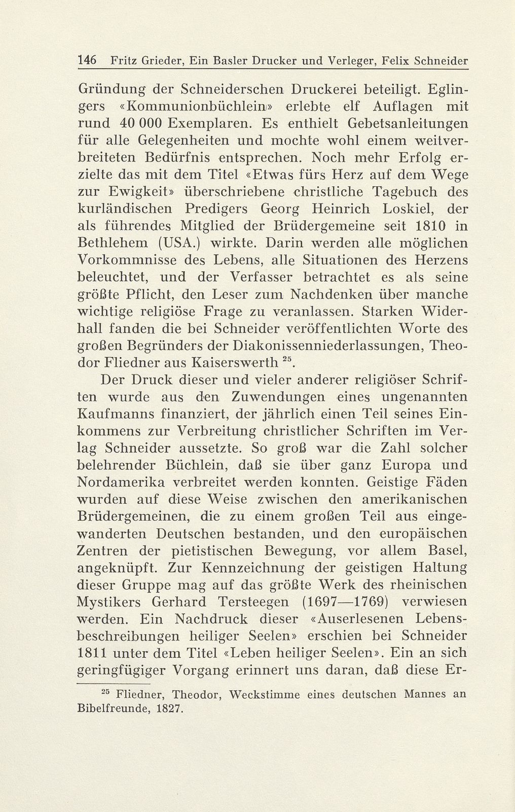 Ein Basler Drucker und Verleger im Dienste des Pietismus: Felix Schneider (1768-1845) – Seite 25