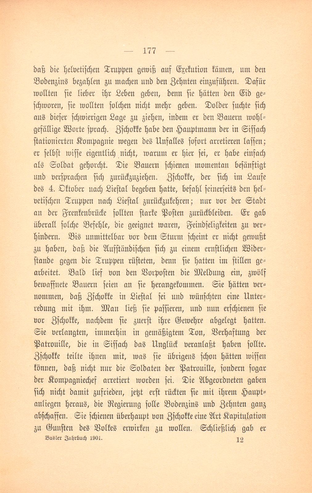 Der Bodenzinssturm in der Landschaft Basel. Oktober 1800 – Seite 13