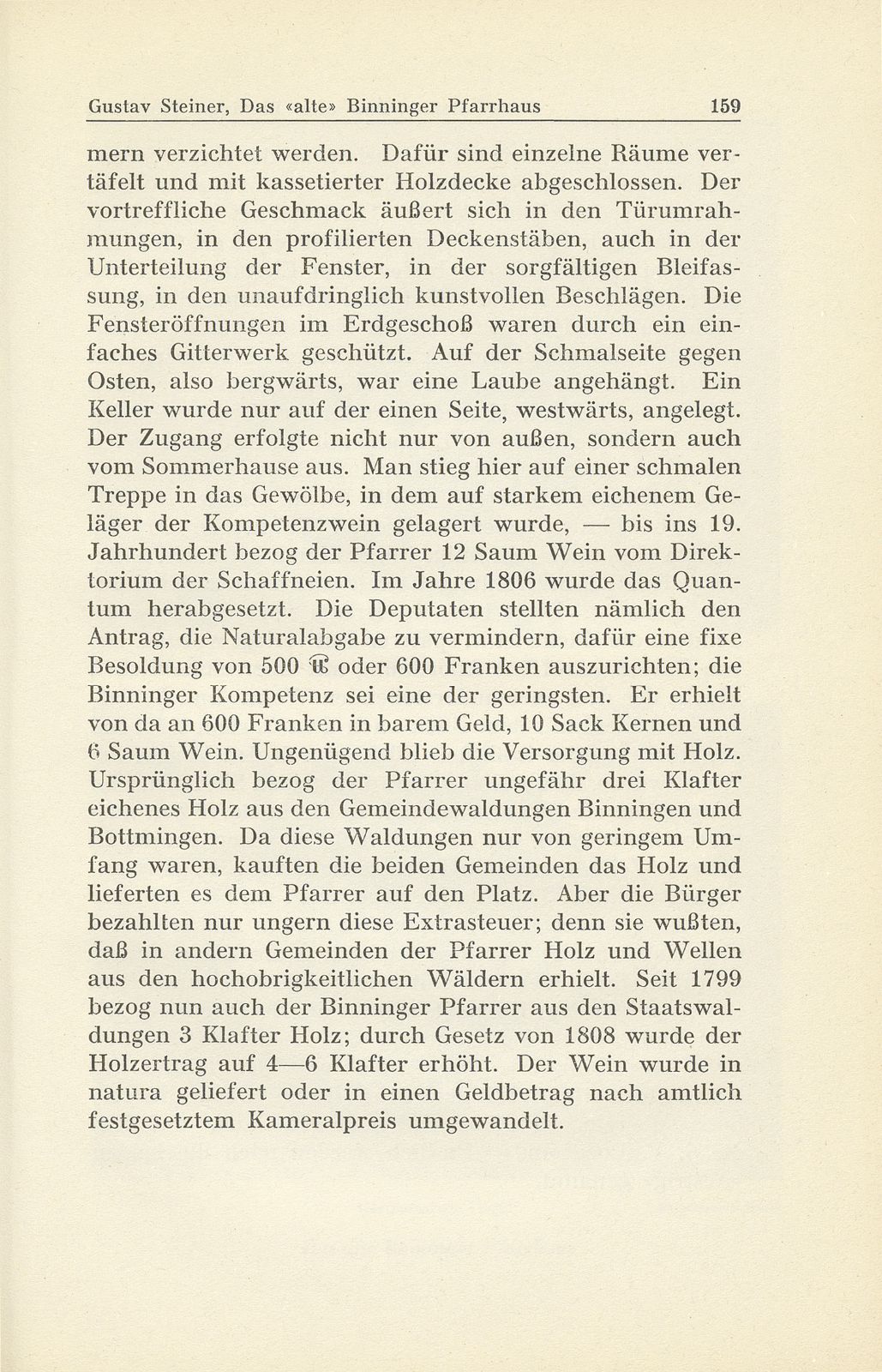 Das ‹alte› Binninger Pfarrhaus 1708-1938 – Seite 20