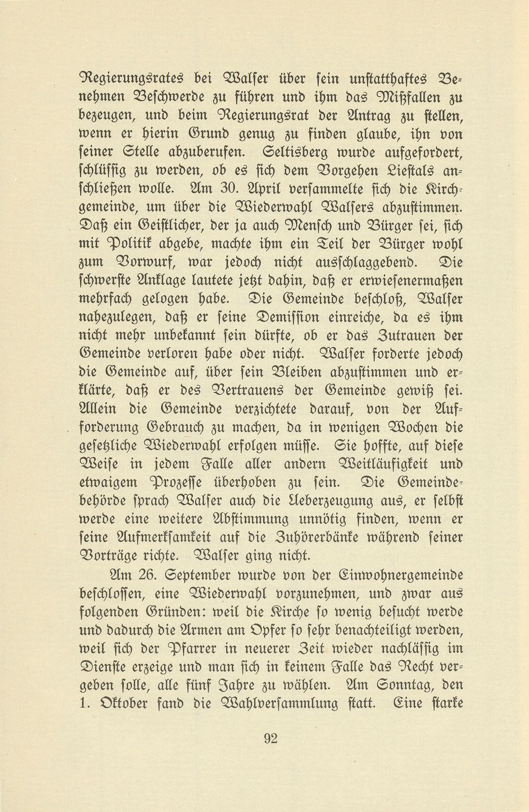 Die Pfarrer im Baselbiet in der Zeit der Trennung von Basel-Stadt – Seite 36