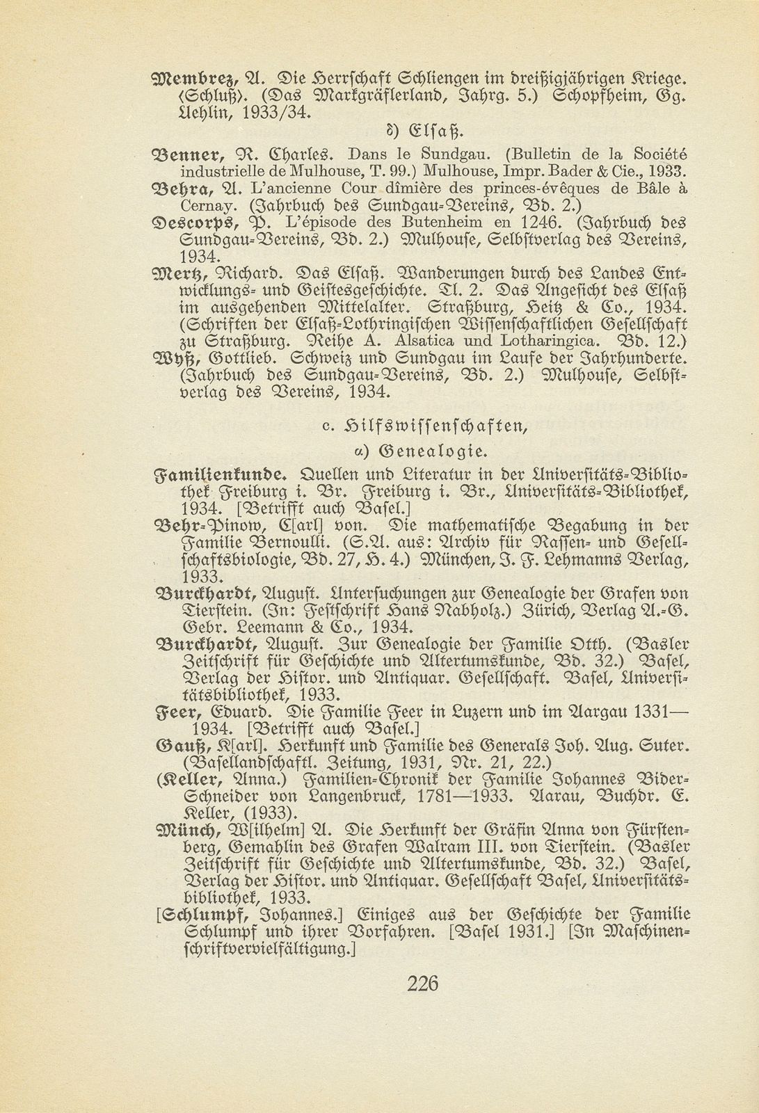 Basler Bibliographie 1934 – Seite 22