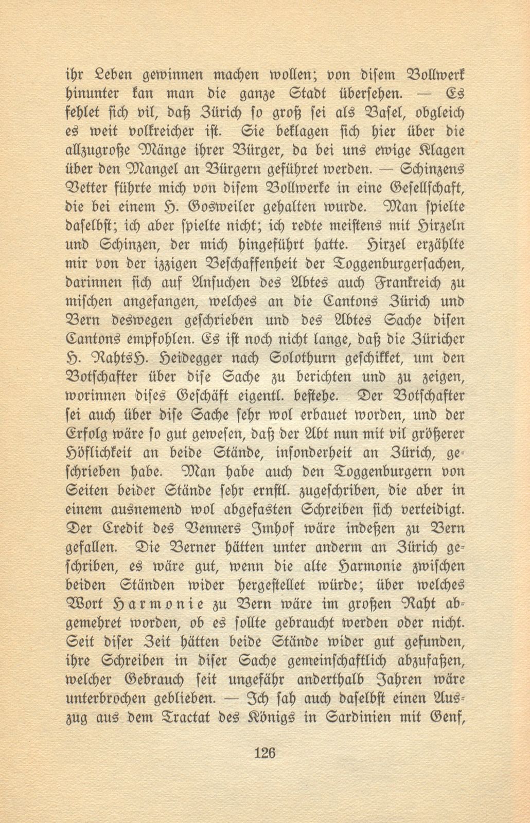 Isaak Iselins Reisetagebuch 1754 – Seite 31