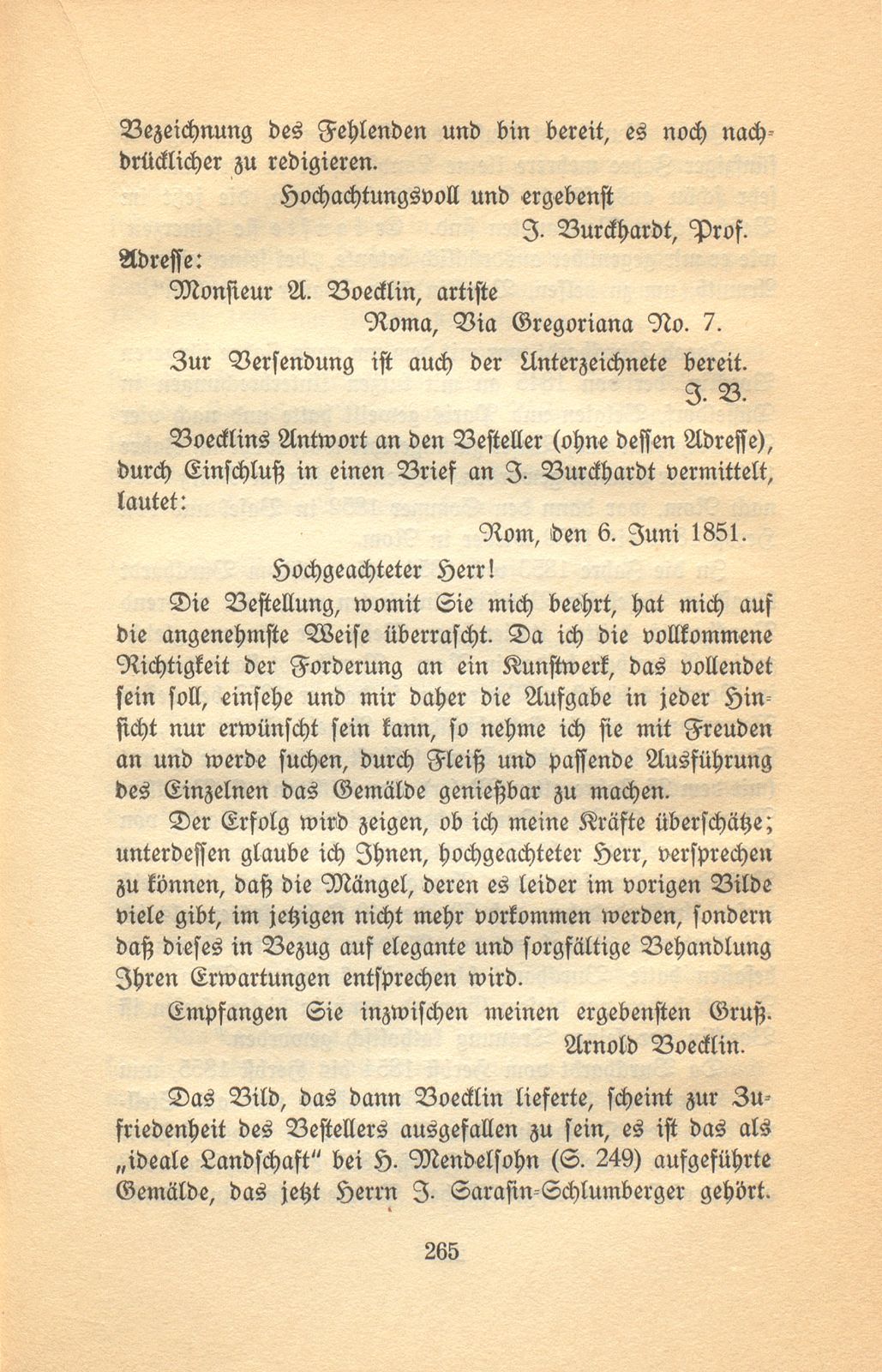 Beiträge zum Verhältnis zwischen Jacob Burckhardt und Arnold Böcklin – Seite 14