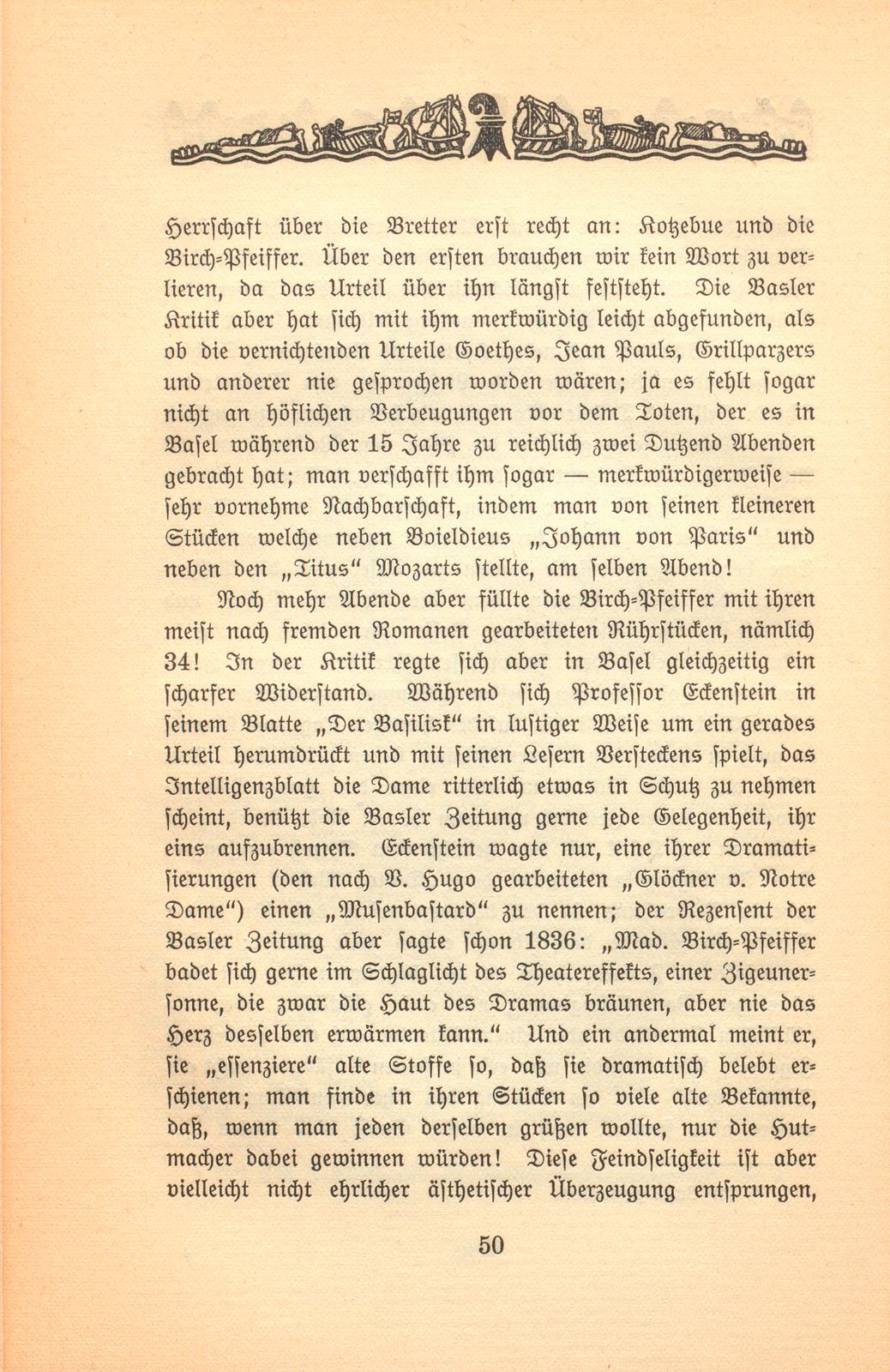 Das alte Basler Theater auf dem Blömlein – Seite 50