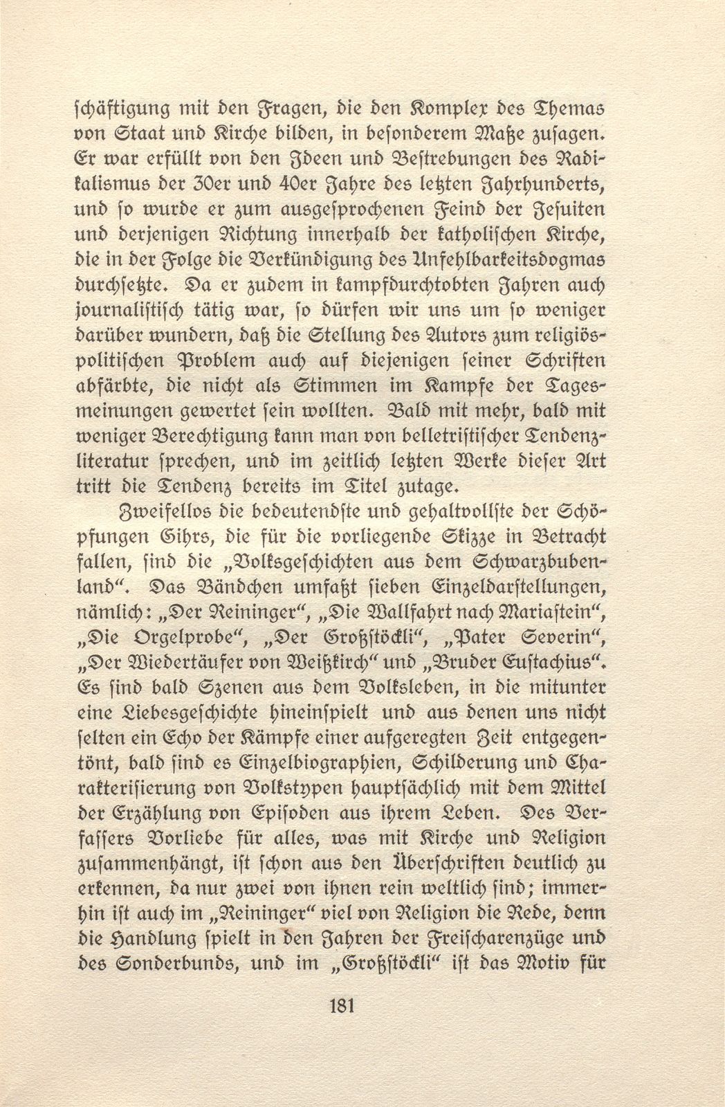 Franz von Sonnenfeld, ein Schriftsteller aus dem Vorblauengebiet [Johannes Gihr] – Seite 6