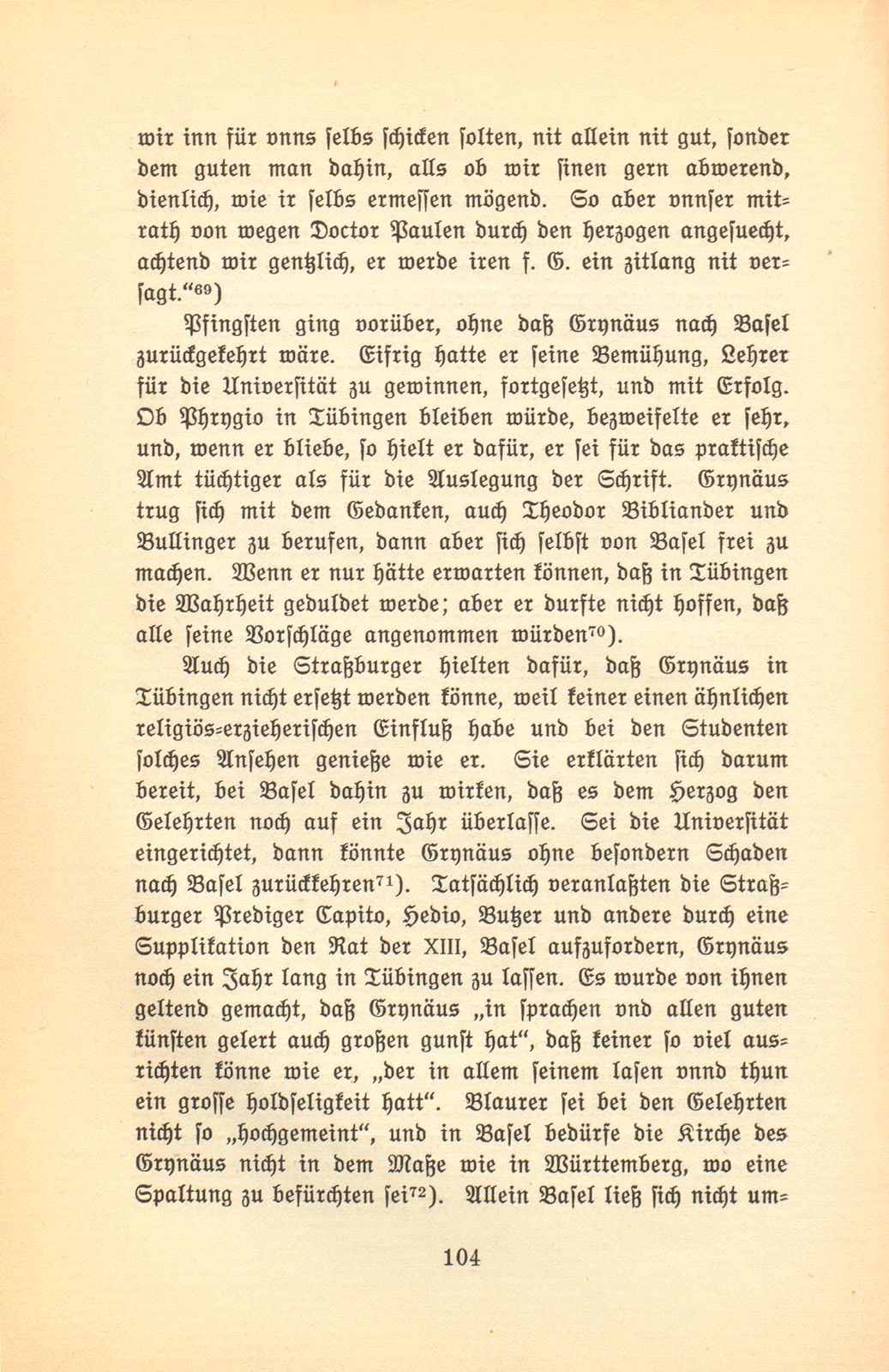 Die Berufung des Simon Grynäus nach Tübingen. 1534/1535 – Seite 17