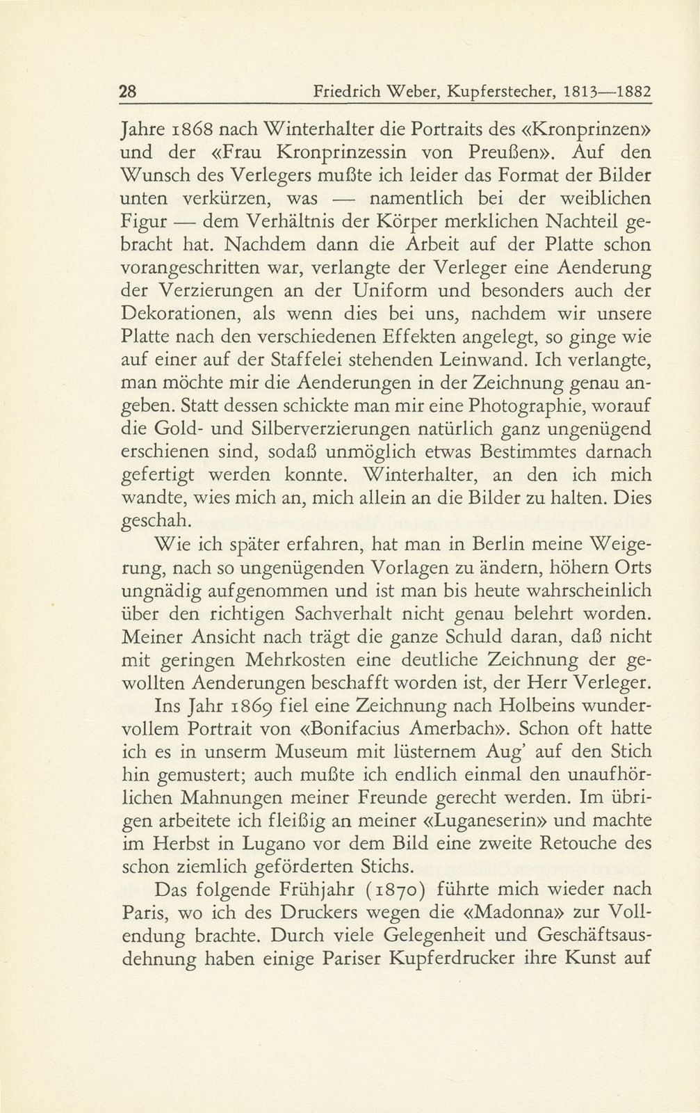 Friedrich Weber, Kupferstecher, 1813-1882. Sein Lebensgang – von ihm selbst erzählt – Seite 22