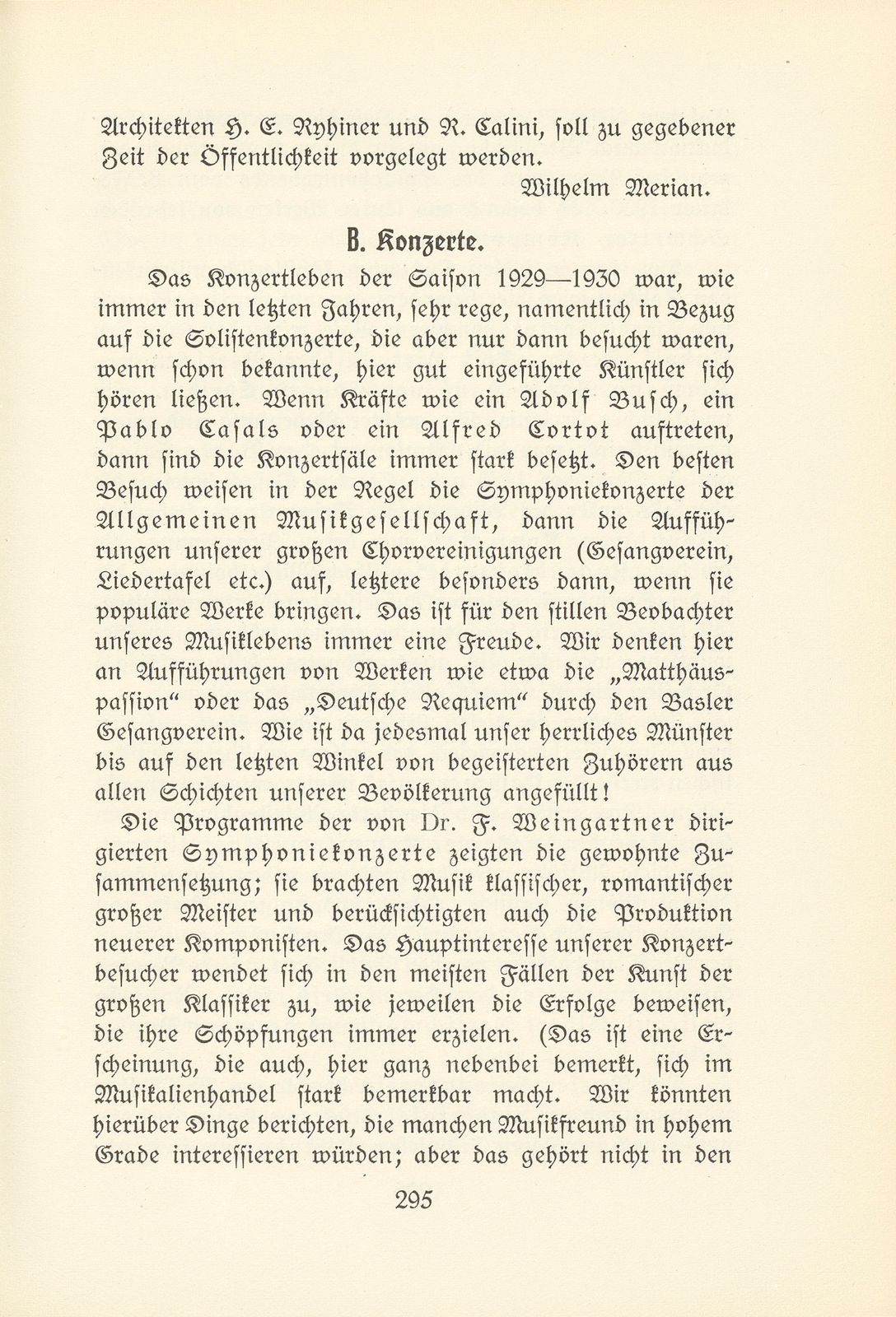 Das künstlerische Leben in Basel vom 1. Oktober 1929 bis 30. September 1930 – Seite 9