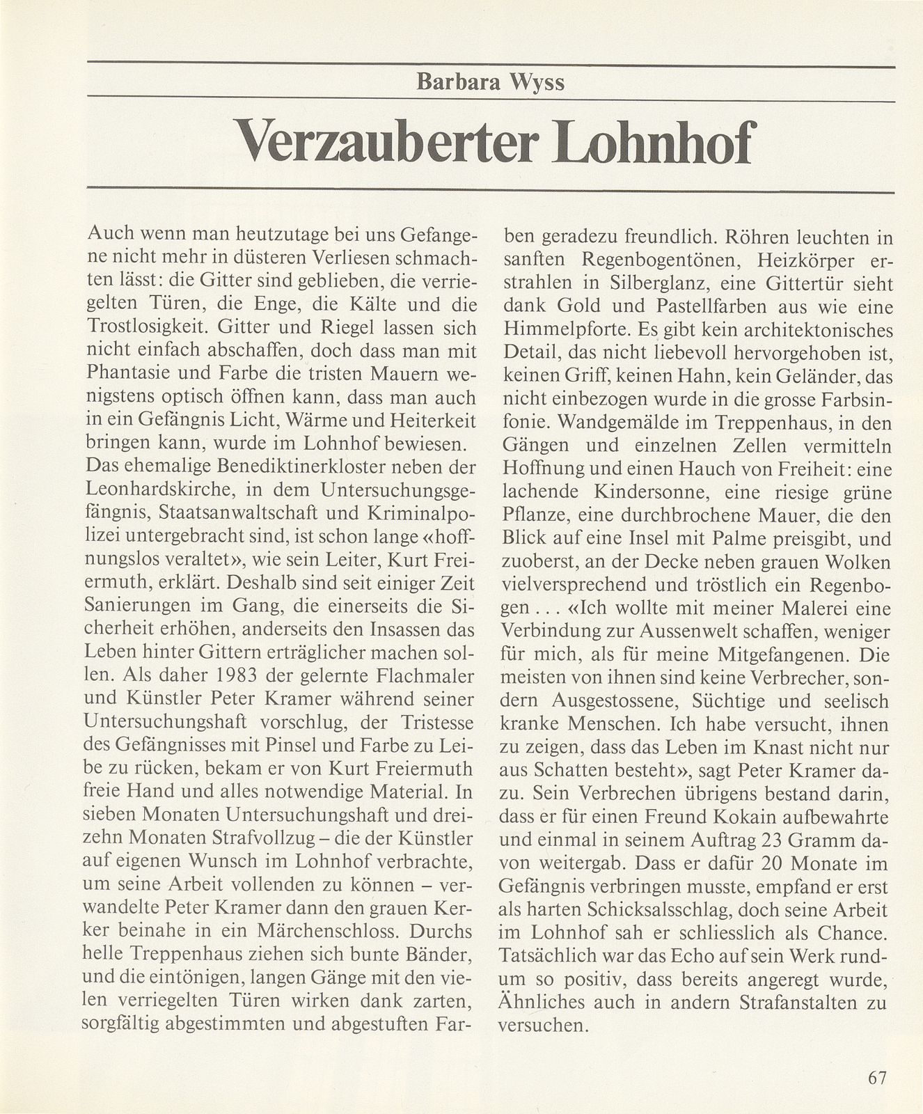 Verzauberter Lohnhof – Seite 1