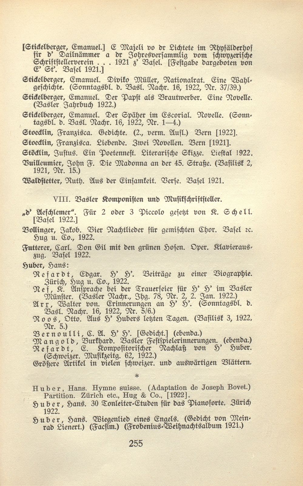 Basler Bibliographie 1922 – Seite 13