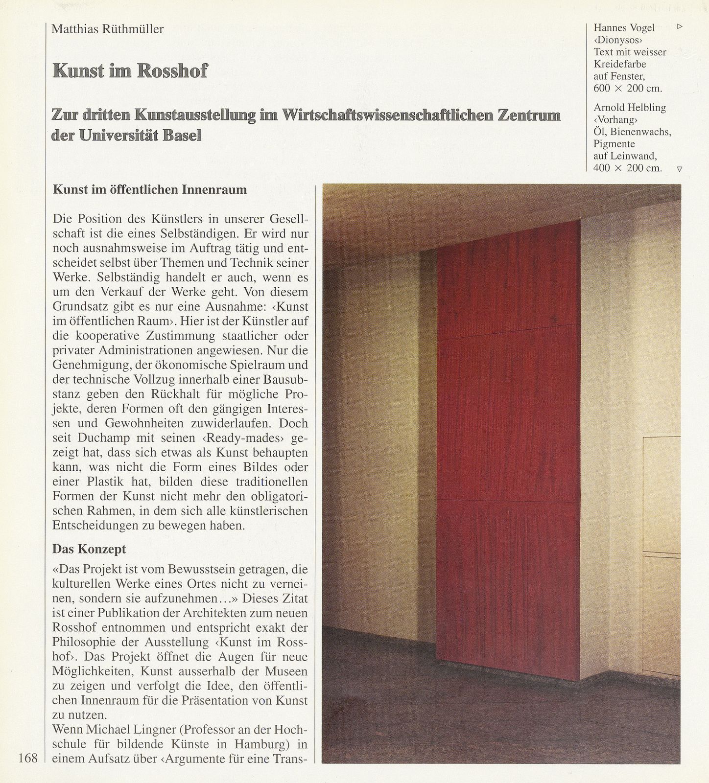 Kunst im Rosshof – Seite 1