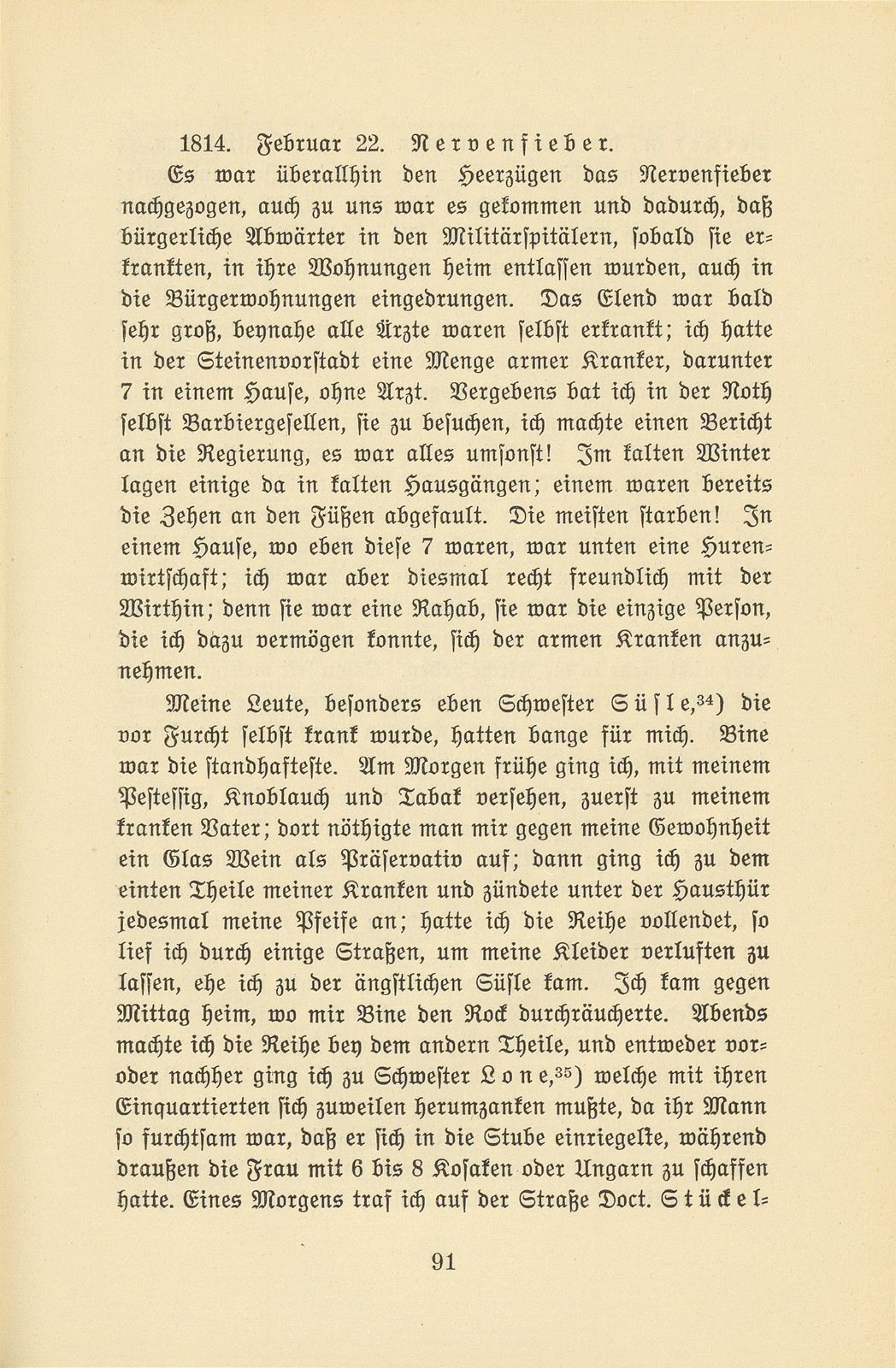 Aus den Aufzeichnungen von Pfarrer Daniel Kraus 1786-1846 – Seite 39