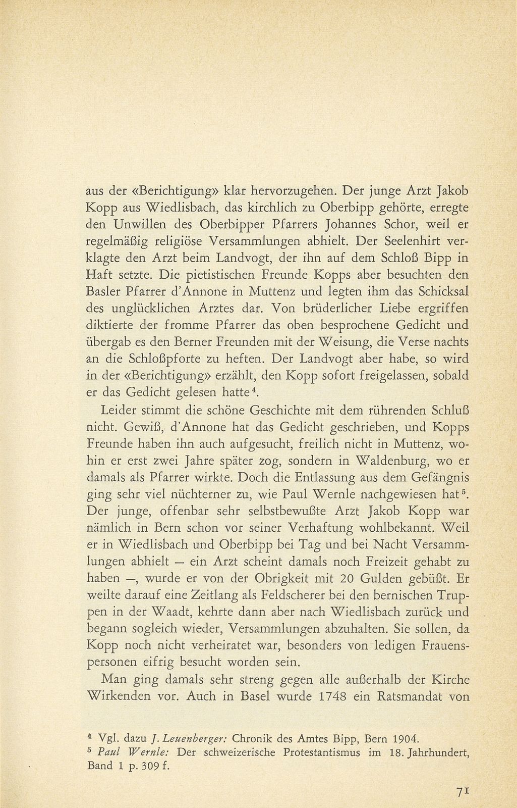 Der Basler Pfarrer Hieronymus d'Annone als Freund von Berner Pietisten – Seite 5