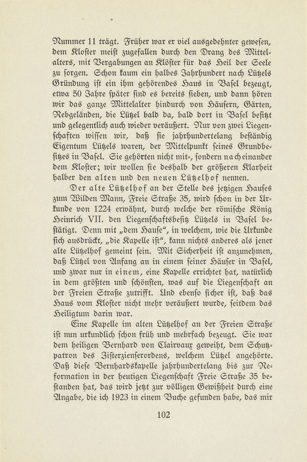 Der Grundbesitz des Klosters Lützel in Basel – Seite 5