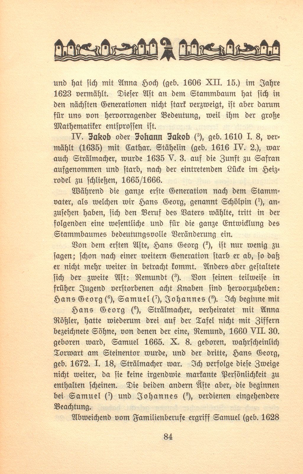 Zur Genealogie der Familie Euler in Basel – Seite 18