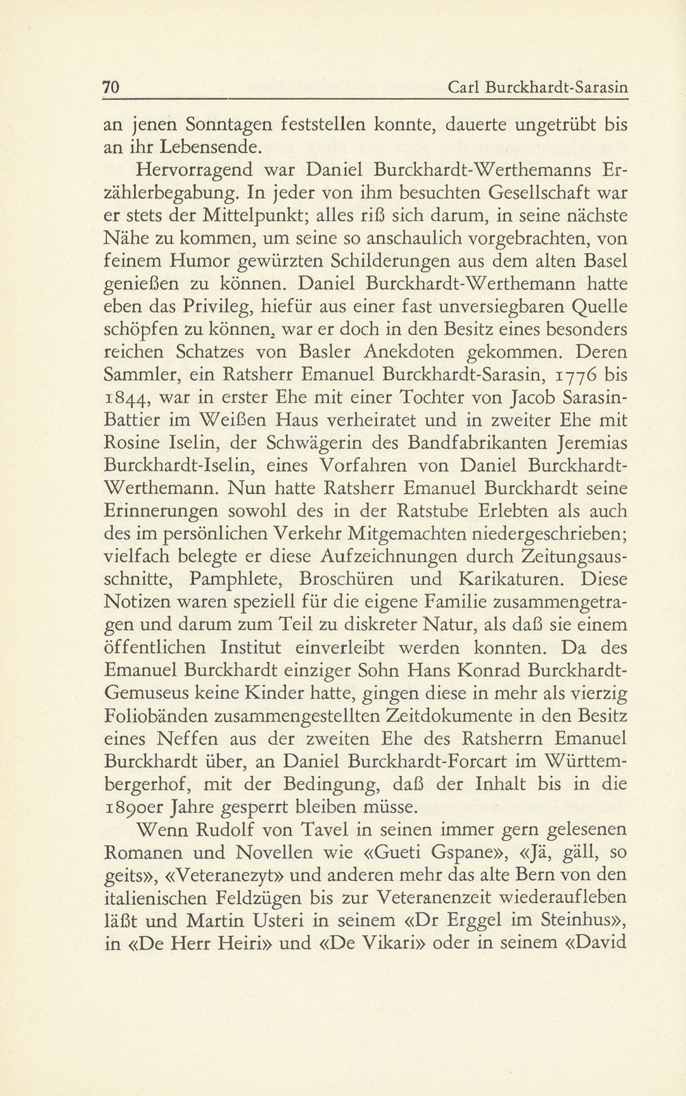 Daniel Burckhardt-Werthemann als Persönlichkeit – Seite 3