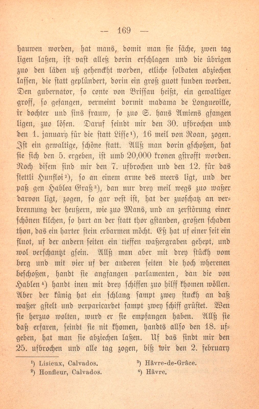 Schicksal einiger Basler Fähnlein in französischem Sold. (1589-1593.) – Seite 20