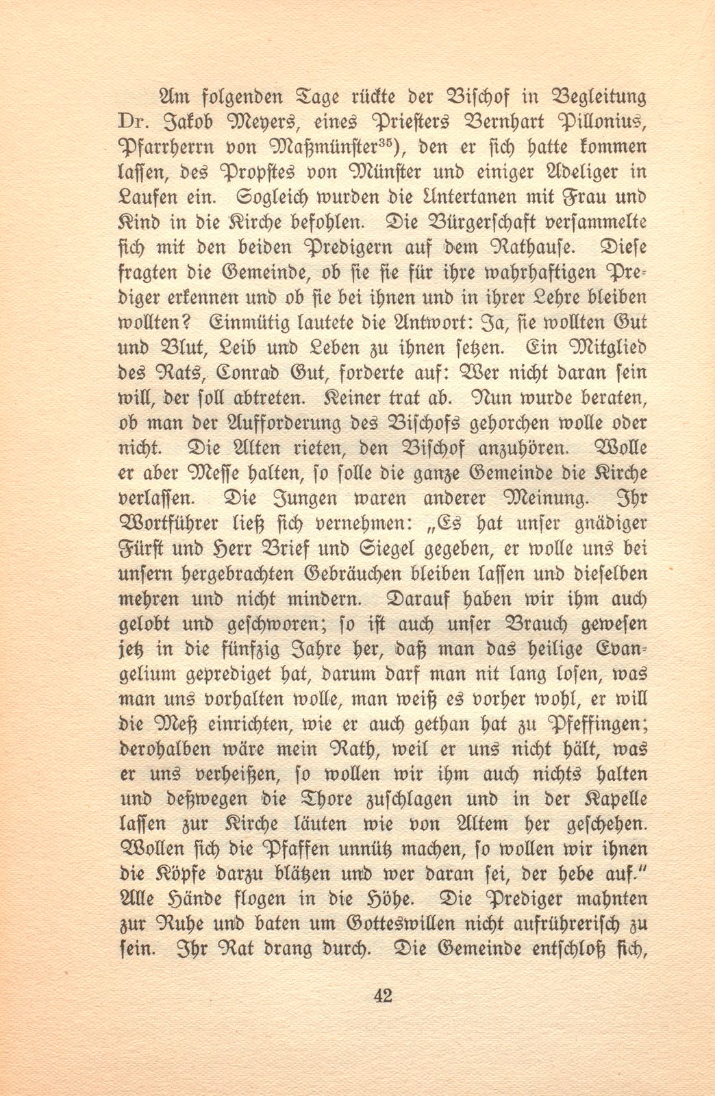 Die Gegenreformation im baslerisch-bischöflichen Laufen – Seite 12