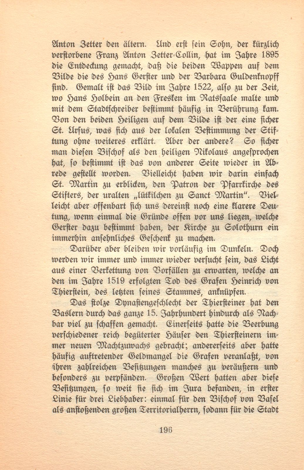 Aus der Geschichte eines alten Basler Hauses [Haus zur ‹Augenweide›] – Seite 23