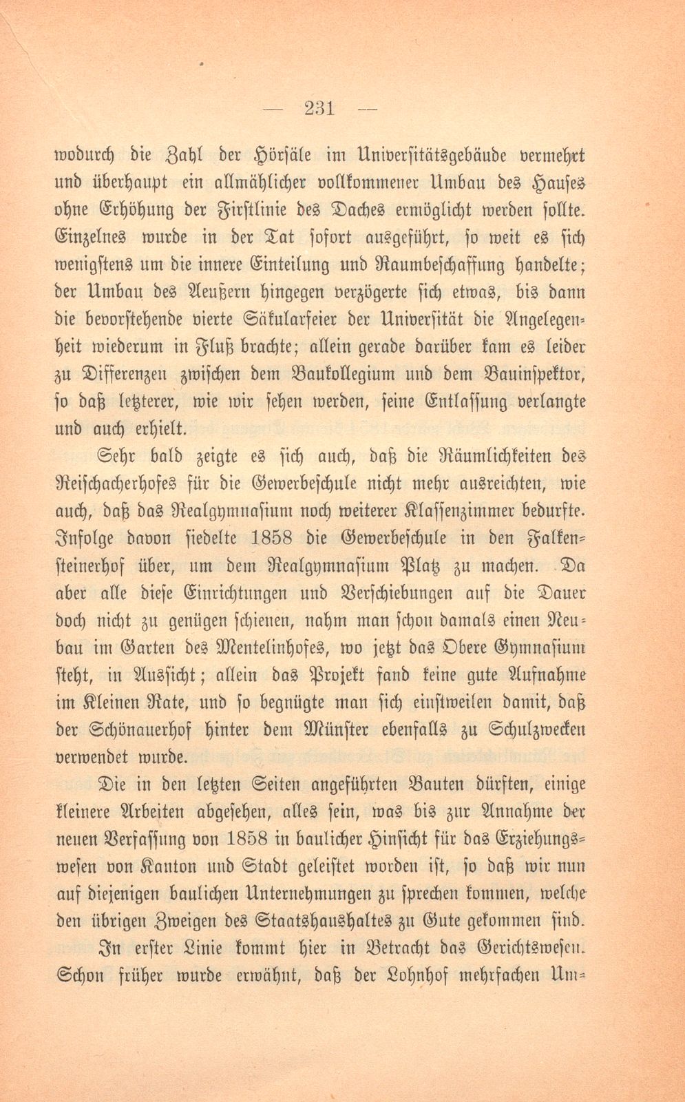 Basels bauliche Entwicklung im 19. Jahrhundert – Seite 25