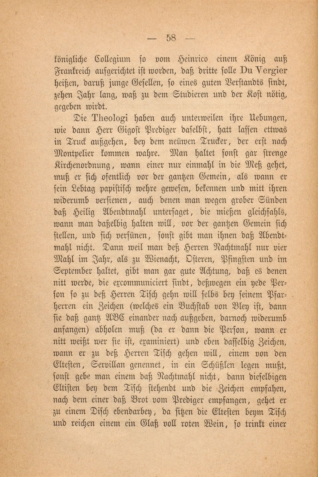 Beschreibung Thomä Platters Reyssen, die er von Basell auss in Franckreich gethan hatt anno 1595 – Seite 46