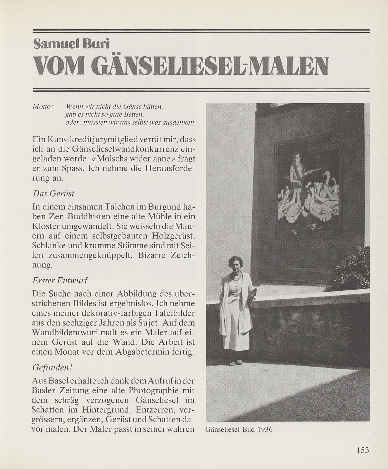 Vom Gänseliesel-Malen – Seite 1