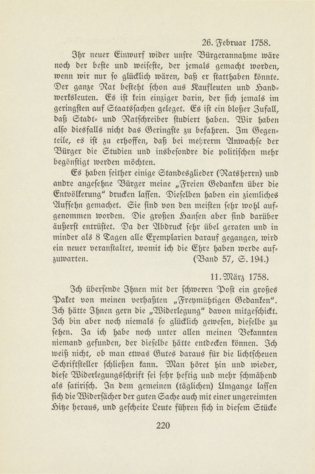 Der Kampf um die Wiederaufnahme neuer Bürger in Basel, 1757-1762 – Seite 9