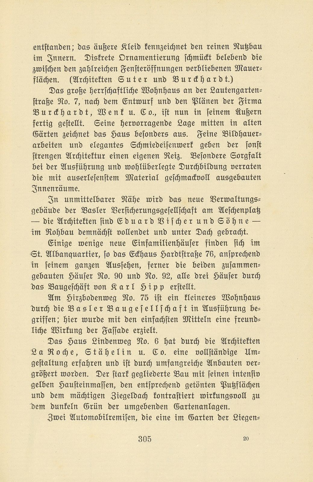 Das künstlerische Leben in Basel vom 1. November 1910 bis 31. Oktober 1911 – Seite 5