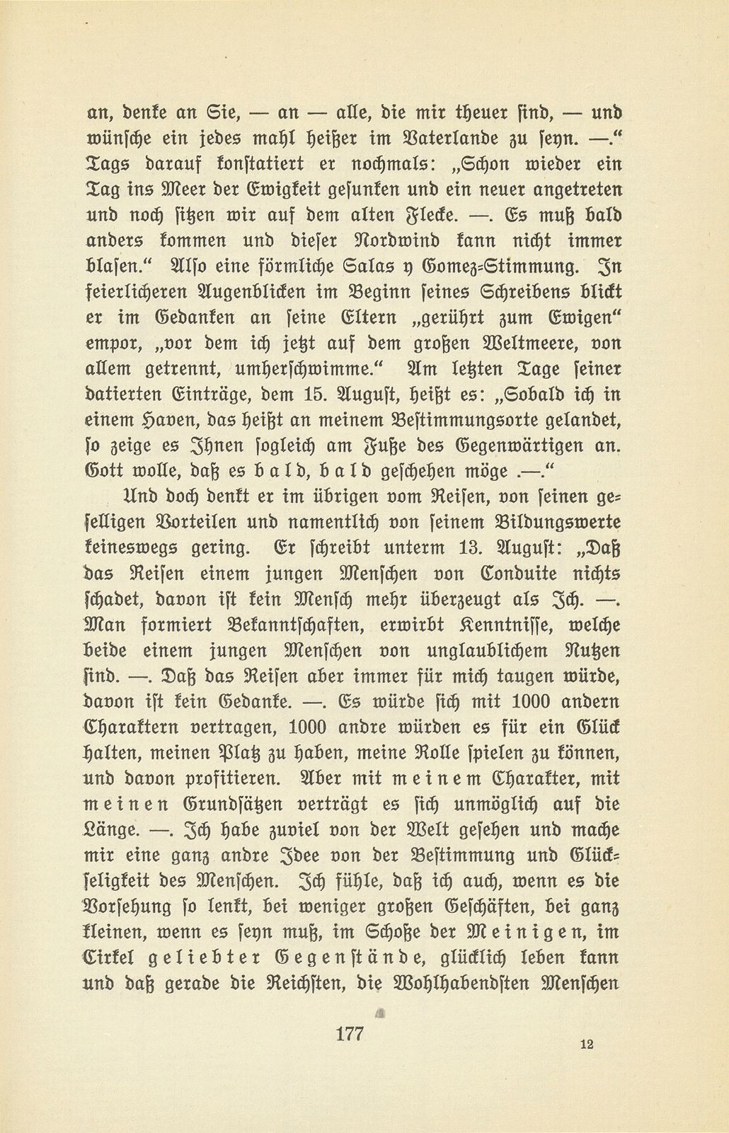 Abenteuer eines jungen Basler Kaufmanns vor hundert Jahren. Theodor von Speyr – Seite 21